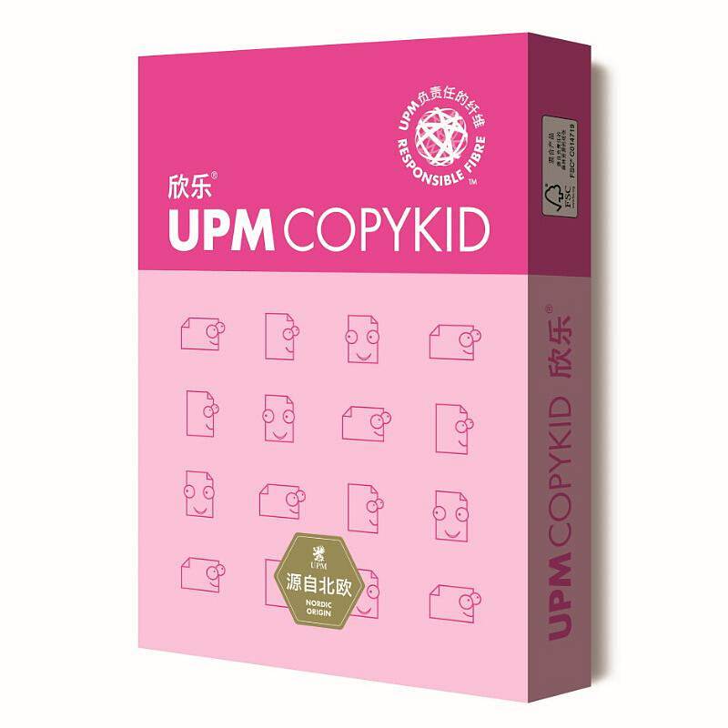 UPM桃欣乐70克/A4复印纸500张/包5包/箱（箱）