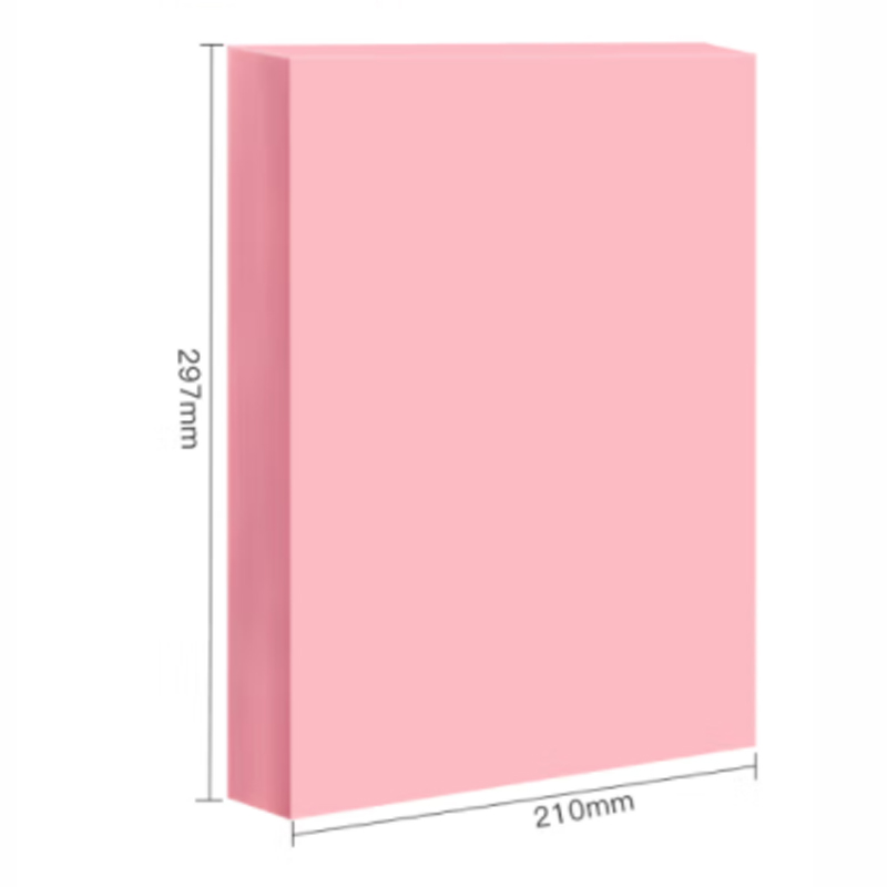 天章(TANGO)新绿天章A4彩纸 浅粉色80g500张/包 彩色复印纸（单位：包）JL