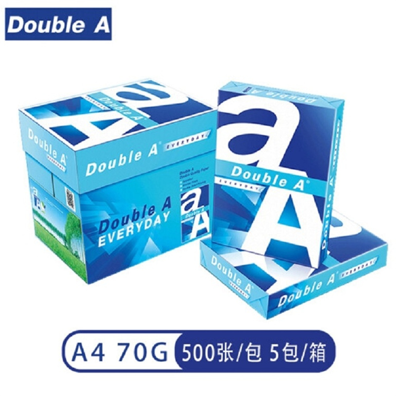 Double A 70g A4 复印纸500张包 5包/箱（单位：箱）