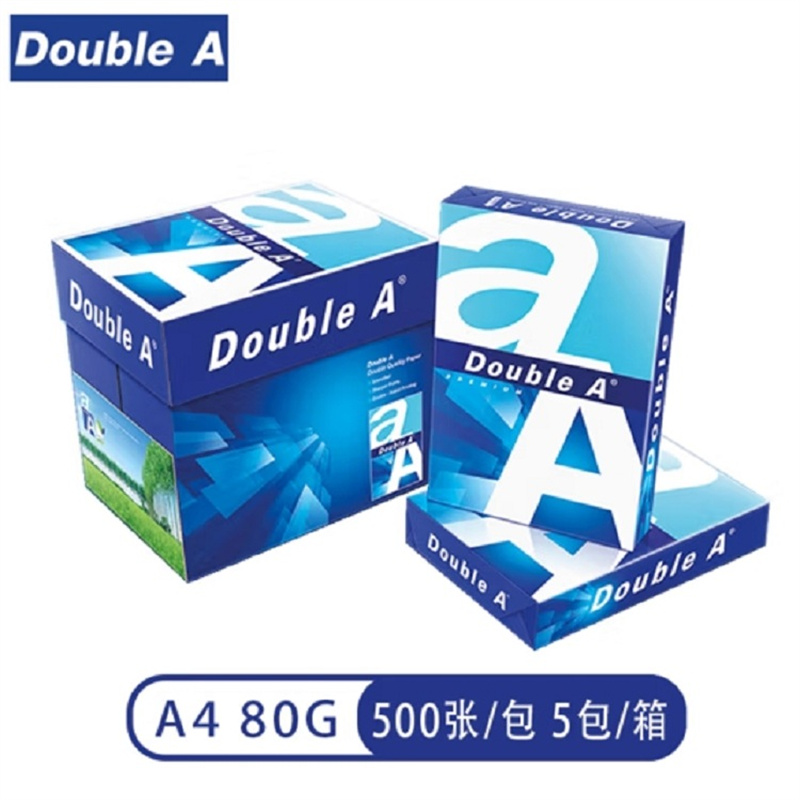 Double A 80g A4 复印纸 500张/包 5包/箱（单位：箱）