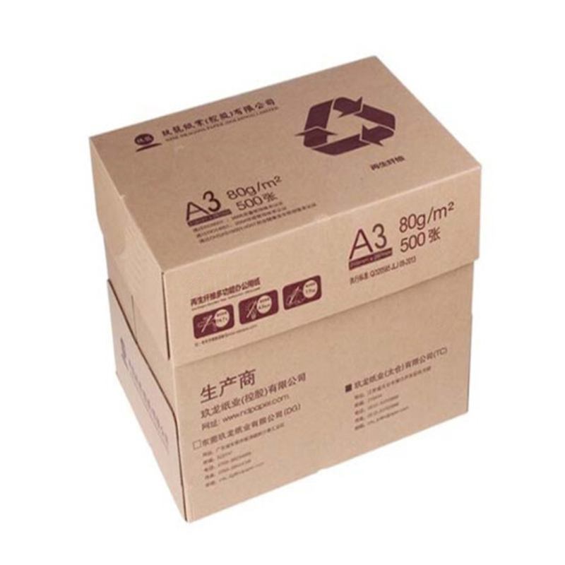 盾邦 5412 绿色环保海龙再生纤维多功能办公用纸 80g 5包/箱 A3 (单位：箱)