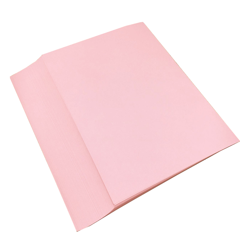 慕那美A3彩色复印纸80G粉红色500张/包（包）