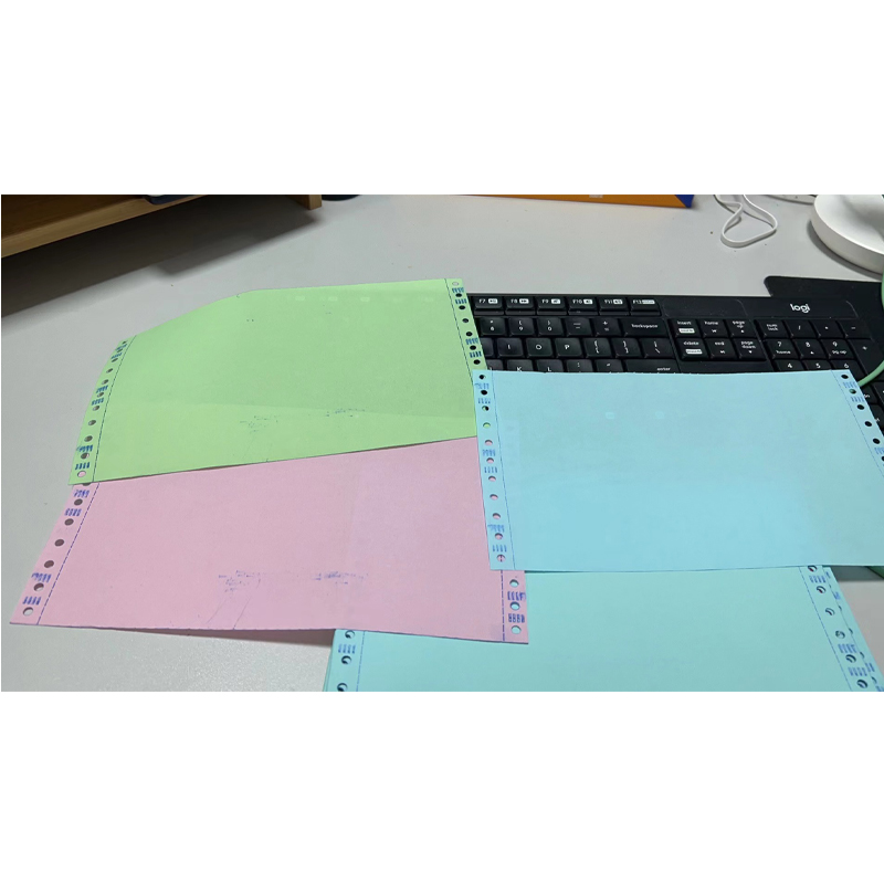 莱雅定制241-3 彩 1/2S 蓝绿红 三联打印纸 500份/箱（箱）20箱起订