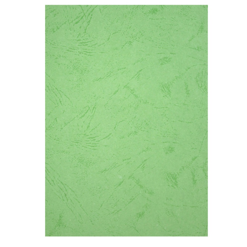 天元 装订封面纸皮纹纸云彩纸凹凸皮纹纸彩色虎皮纹彩色封皮卡纸100张/包 浅绿色(100张/包) A3+（440mm*297mm） 厚度230g