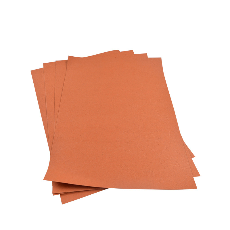优玛仕 A4皮纹纸 装订封面 100张/包 橘黄色单位：包
