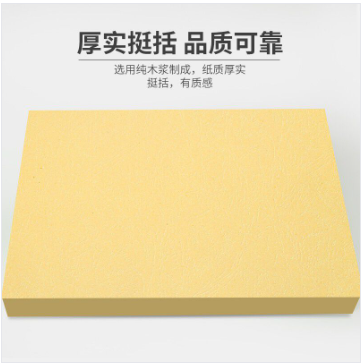 天章（TANGO）A4浅黄色210g100张皮纹纸(单位：包)
