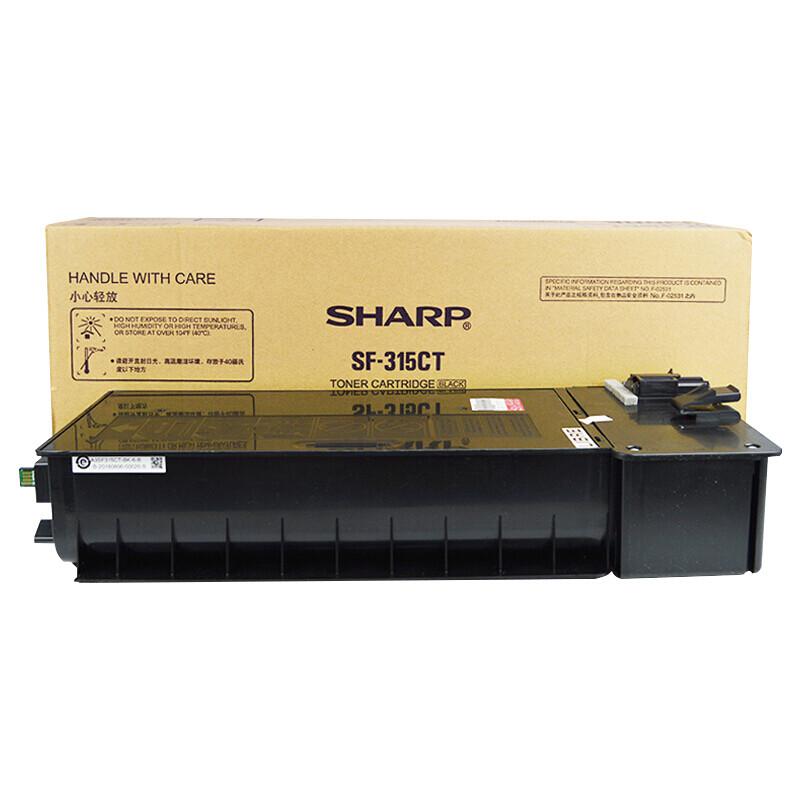 夏普(SHARP) SF-315CT 黑色墨粉 (适用 SF-S262N/NV/S312N/NV机型) 约 16000 页 墨粉盒 (计价单位：只) 黑色