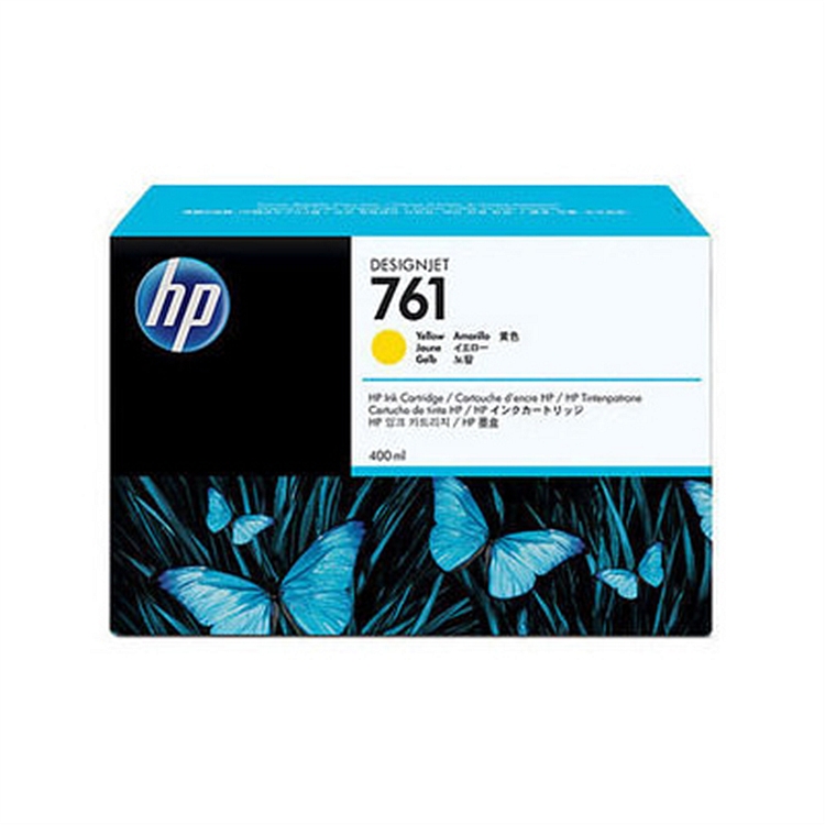 惠普（HP）761（CM992A）原装墨盒 黄色（盒）（适用于T7100/T7200）