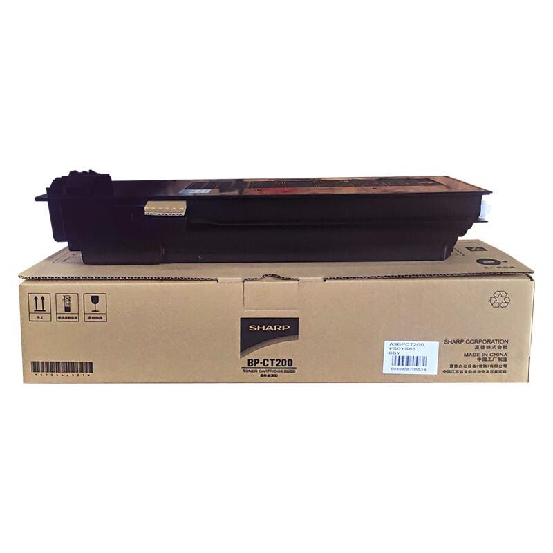 夏普 BP-CT201 原装黑色碳粉盒 单支装（约打印8400页）适用 BP-M2822R/M3122R/M2322R/M2522R（单位：只）