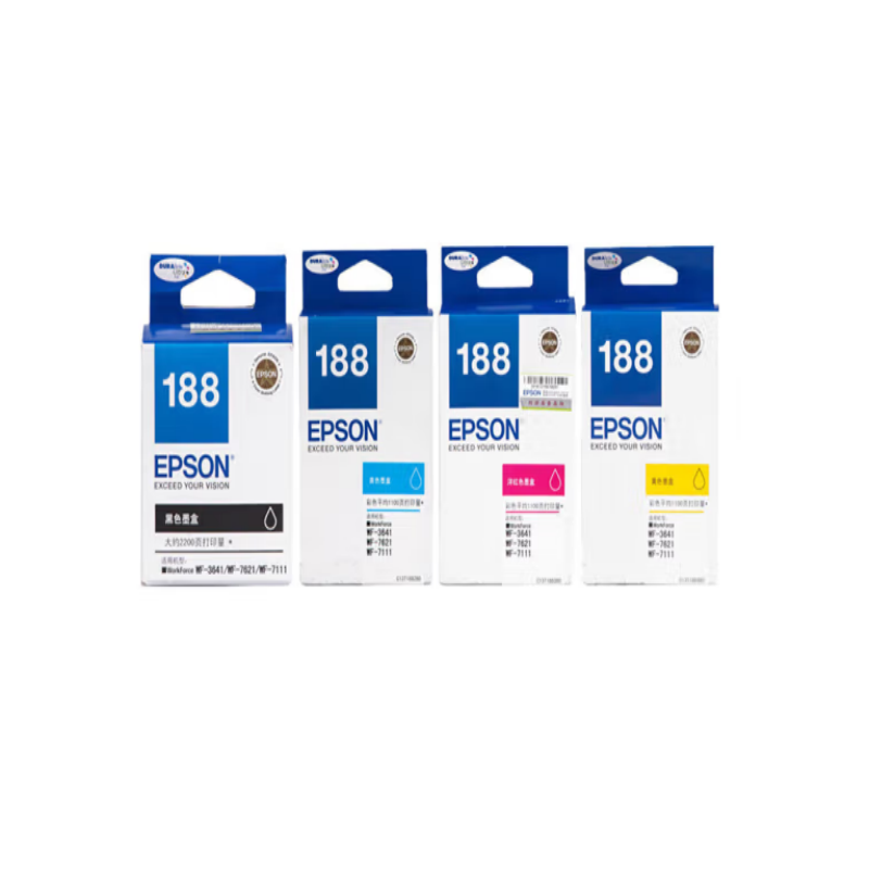 爱普生（EPSON）T1881-T1884配套墨盒彩色(适用WF-3641机型）（套）120675901