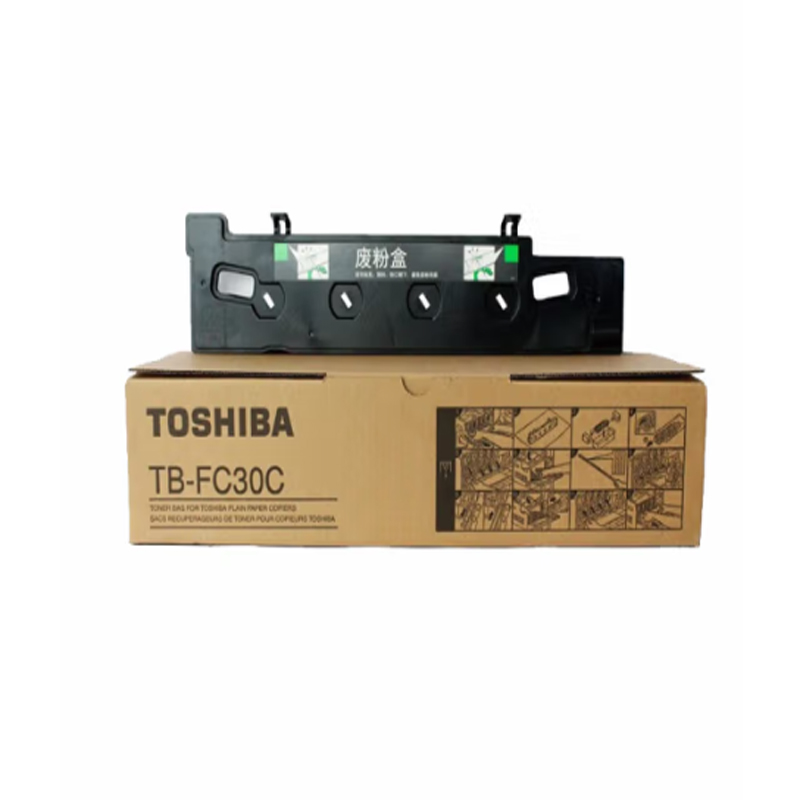 东芝（TOSHIBA）原装废粉盒 TB-FC30C 适用设备2010/2610/2000AC等机型（单位：个）