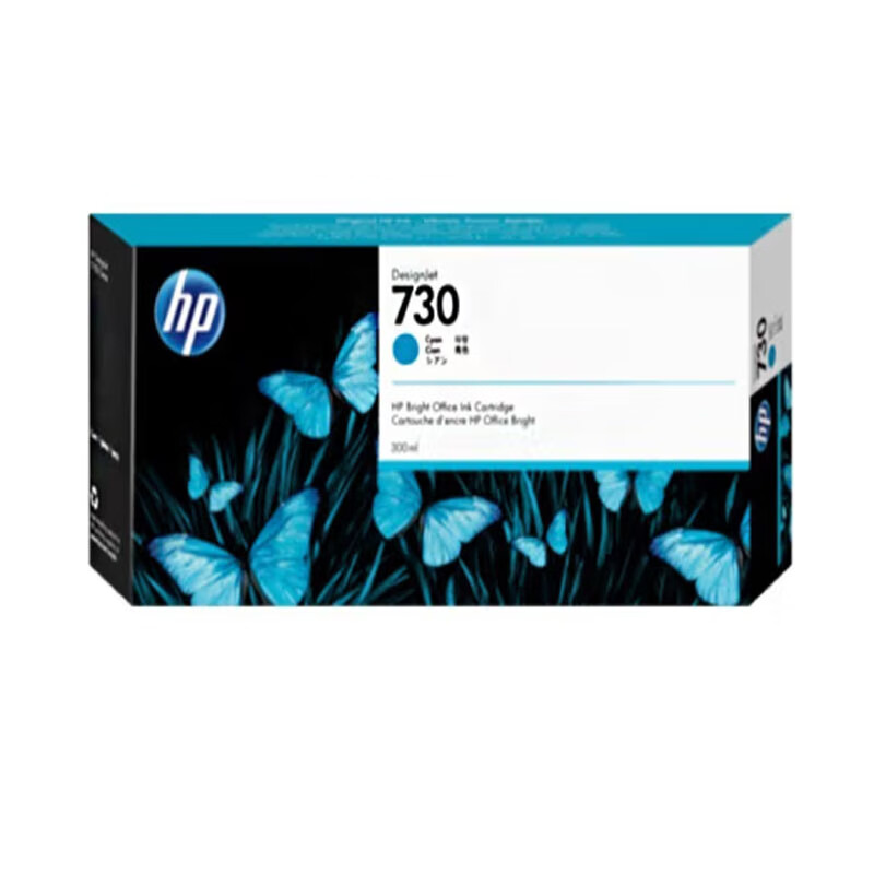 惠普（HP）730(P2V68A）墨盒（个）青色（适用于：T1600/T2600）