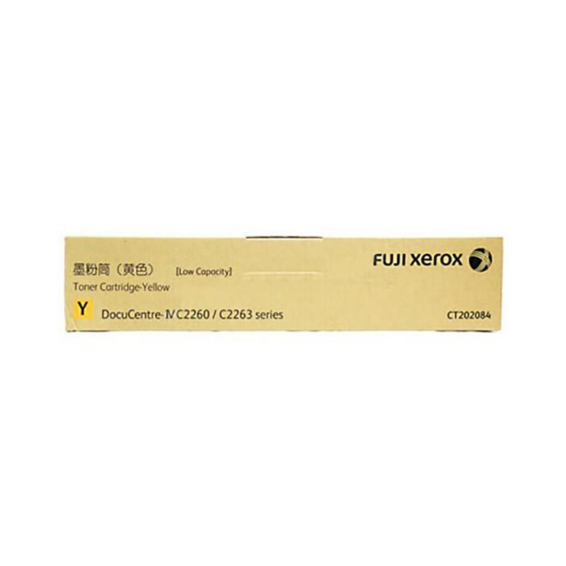 富士胶片（FUJI FILM）CT202084原装标准容量黄色墨粉筒（适用IV C2260/C2263/C2265机型）约3000页（支）