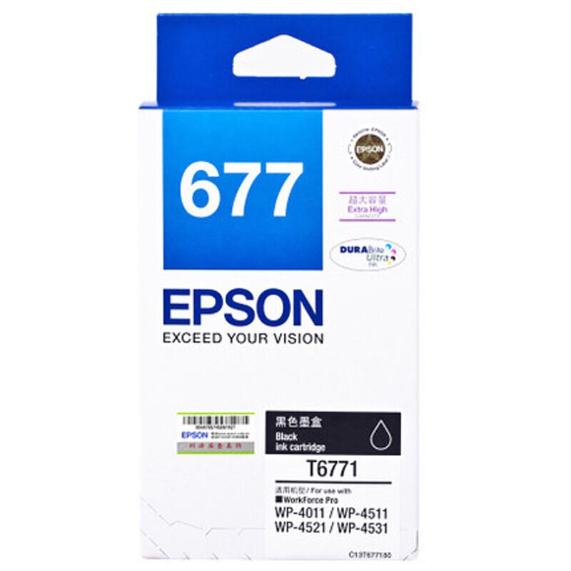 爱普生（EPSON）T6771黑色墨盒（个）