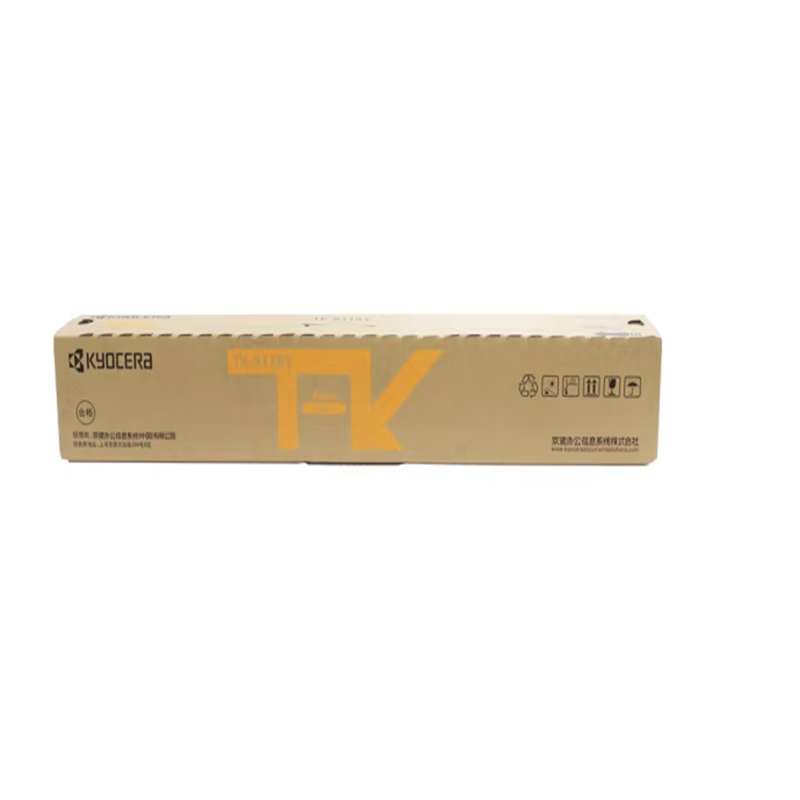 京瓷（KYOCERA）TK-8118原装碳粉  墨粉 M 8124 cidn复印机墨盒 TK-8118Y黄色粉盒（6000页）   (单位：支)