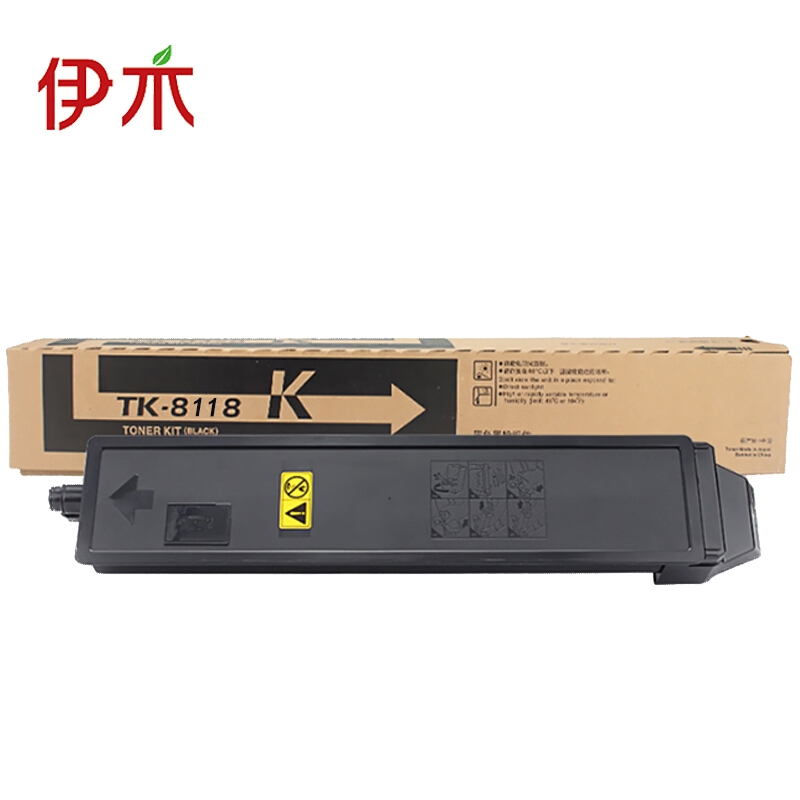 伊木兼容TK-8118K粉盒（鼓粉分离）黑色单支装（适用京瓷ECOSYS M8124cidn）打印页数12000（单位：支）