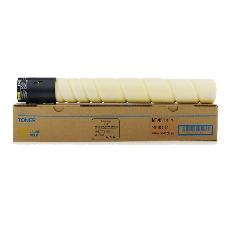 盈佳YJ KM-TN514黄色粉盒 适用于:柯尼卡美能达 C458/C558（支）