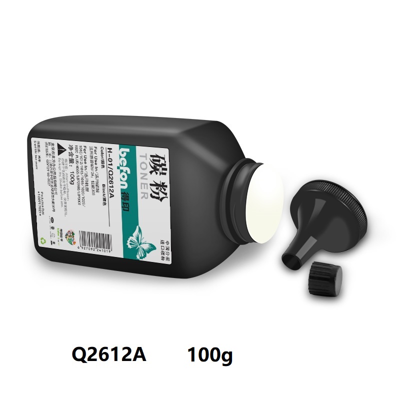 得印(befon) HP-01 Q2612A瓶装 80g/瓶 适用兄弟TN2050 TN350 碳粉 3.00 瓶/组 (计价单位：组) 黑色