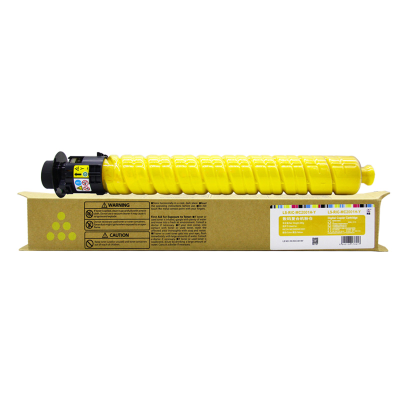 莱盛 LS-RIC-MC2001H-Y 粉盒（鼓粉分离）黄色单支装 （适用RICOH MC2000/MC2001）打印页数：15000（单位：支）