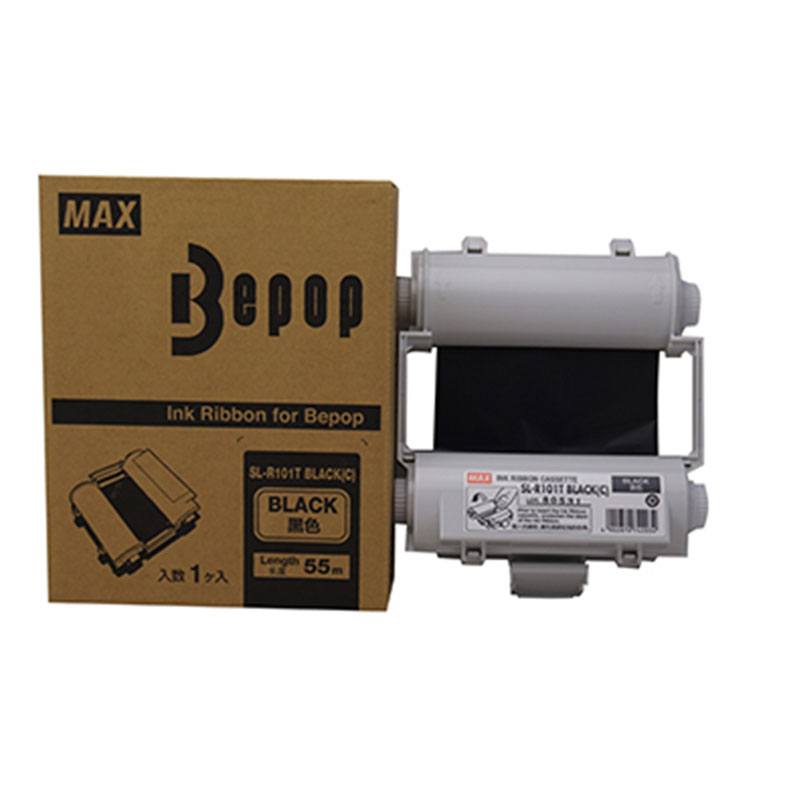 美克司（MAX）标签机色带 黑色 SL-R101T 适用于型号为MAX CPI-10OHG标签打印机（单位：个）
