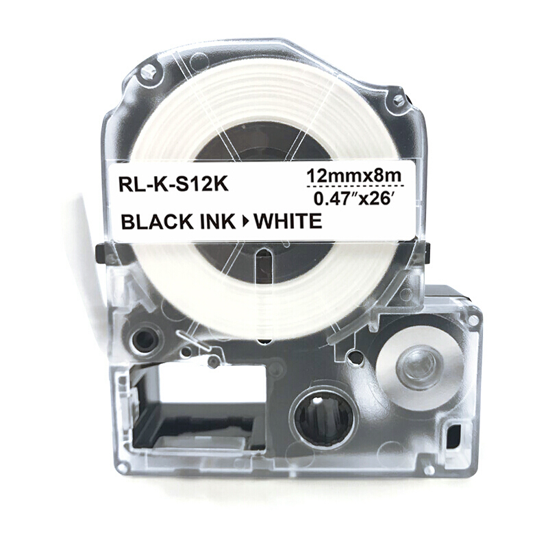扬帆耐立YFHC 锦宫SS12K标签色带(白底黑字/12mm) 适用于：SR230C/230CH/530C/550C（个）