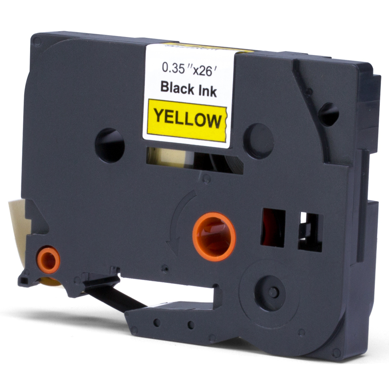 扬帆耐立YFHC TZ-611标签色带(黄底黑字/6mm)（个）