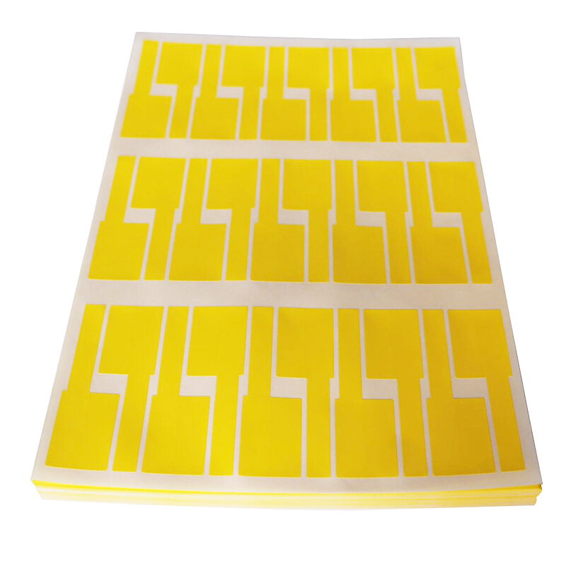 俊滢 A4不干胶防水线缆标签纸打印纸P型 100张/包 黄色 （单位：包）