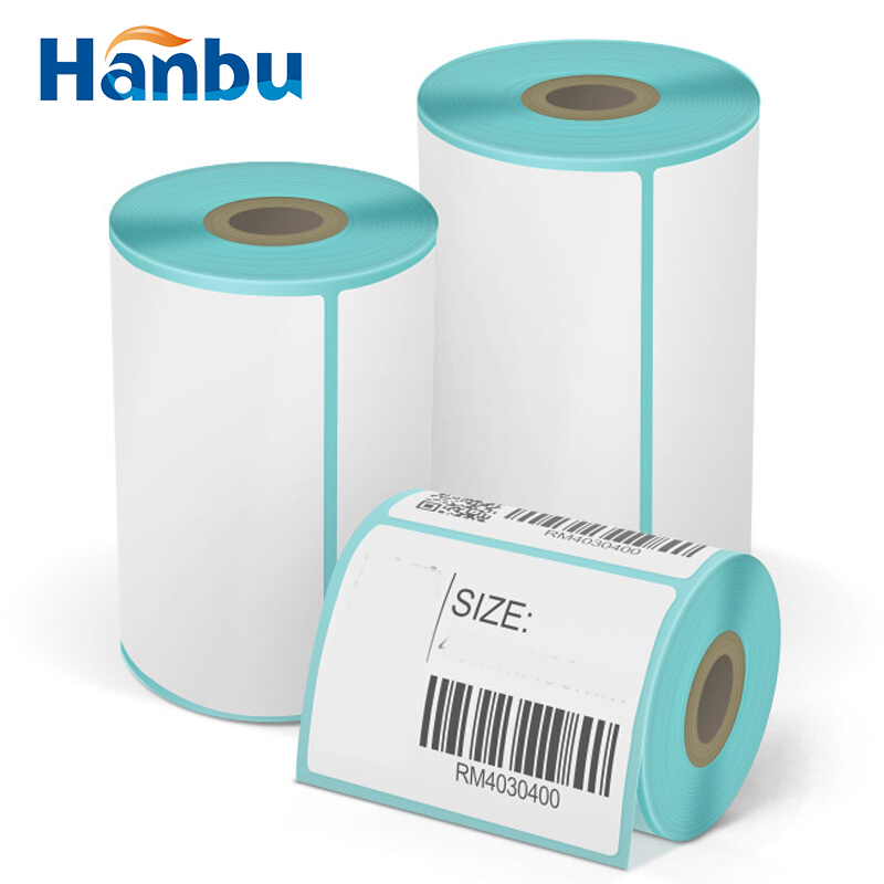 汉步HB-4030三防小卷芯热敏标签不干胶纸 40*30*200张1卷（卷）