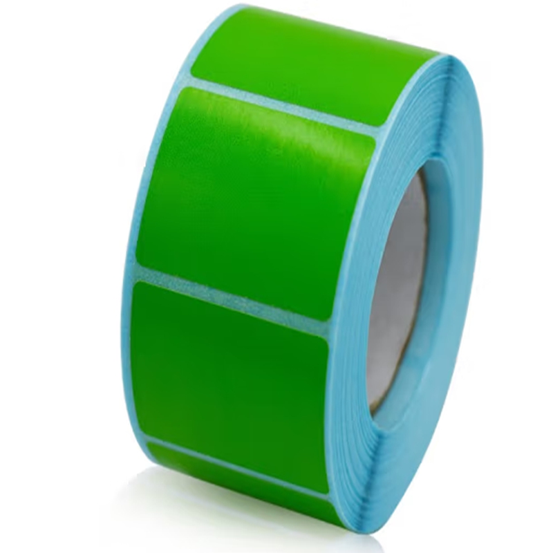 齐采不干胶贴纸60*40mm，绿色，10000张/件（单位：件）