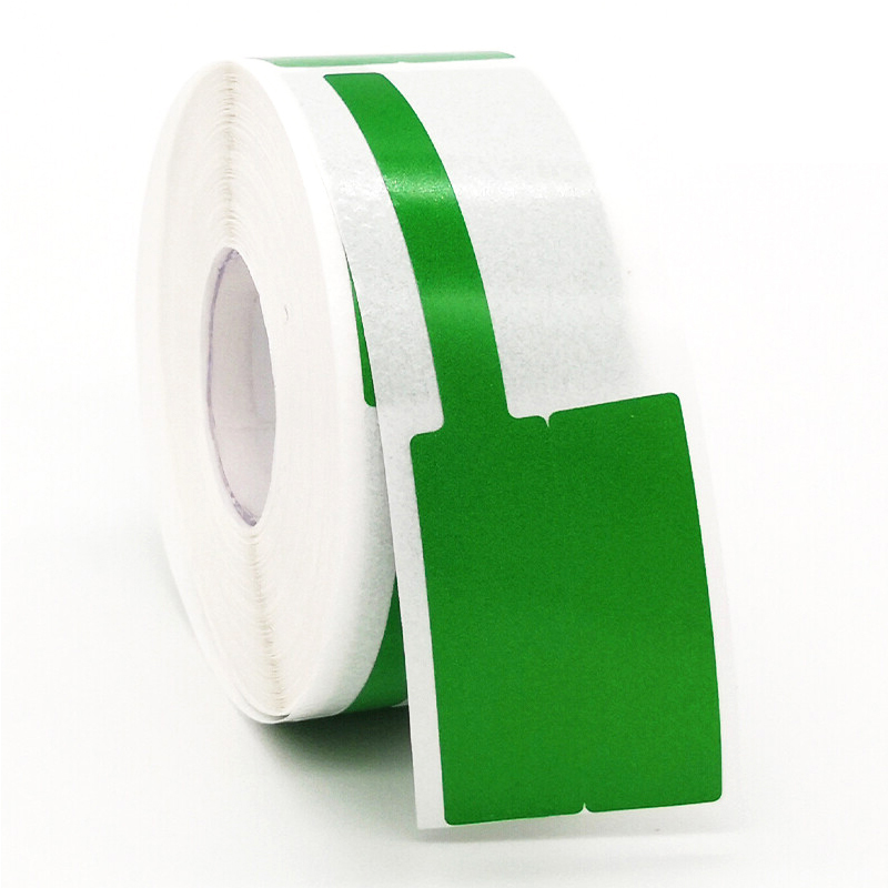 雷赢30mm×45mm+35mm 线缆标签 标签打印纸绿色  200张/卷（单位：卷）