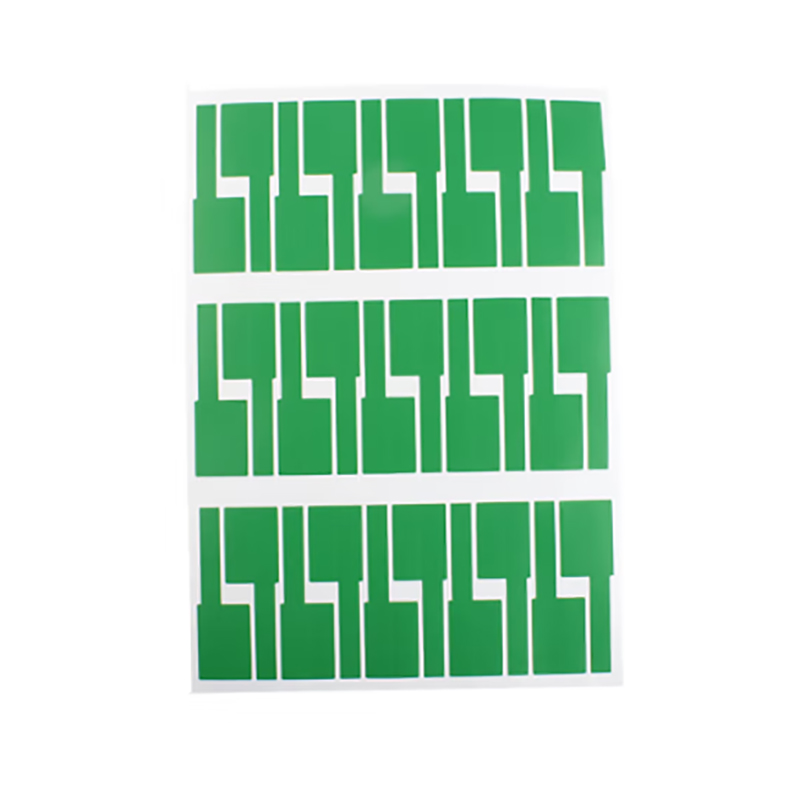 俊滢 A4 绿色 不干胶防水线缆标签纸 打印纸 P型 100张/包 （单位：包）