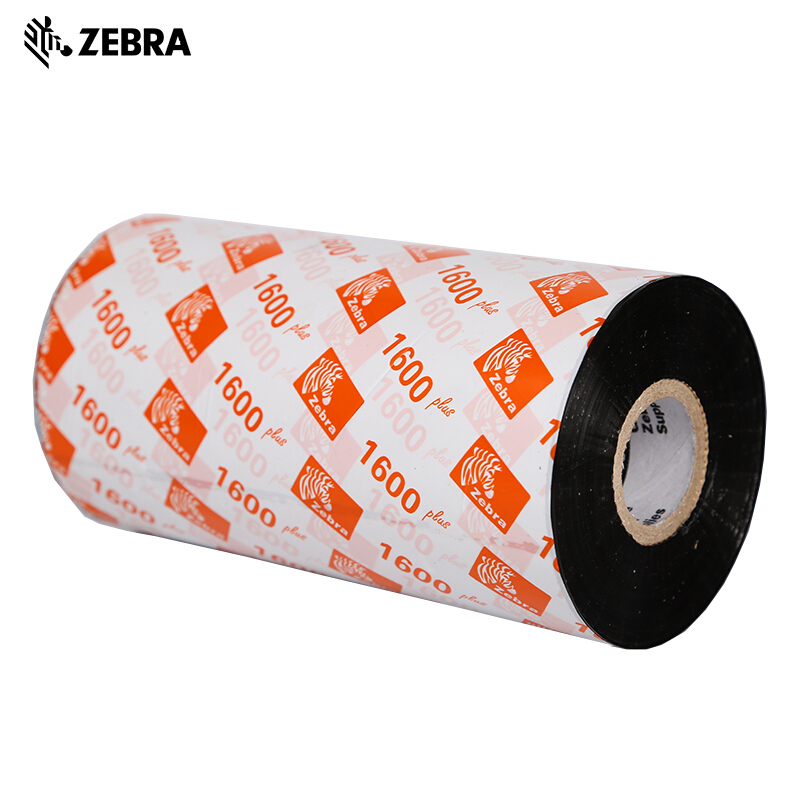 斑马（ZEBRA）A1600系列碳带 标签打印机蜡基碳带 110*300(混合基)（卷）
