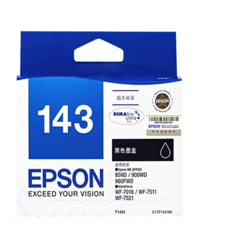 爱普生（EPSON）T1431墨盒 黑色（支）