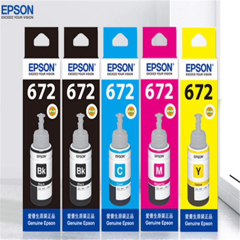爱普生（EPSON）T6721原装墨水3彩2黑套装（套）
