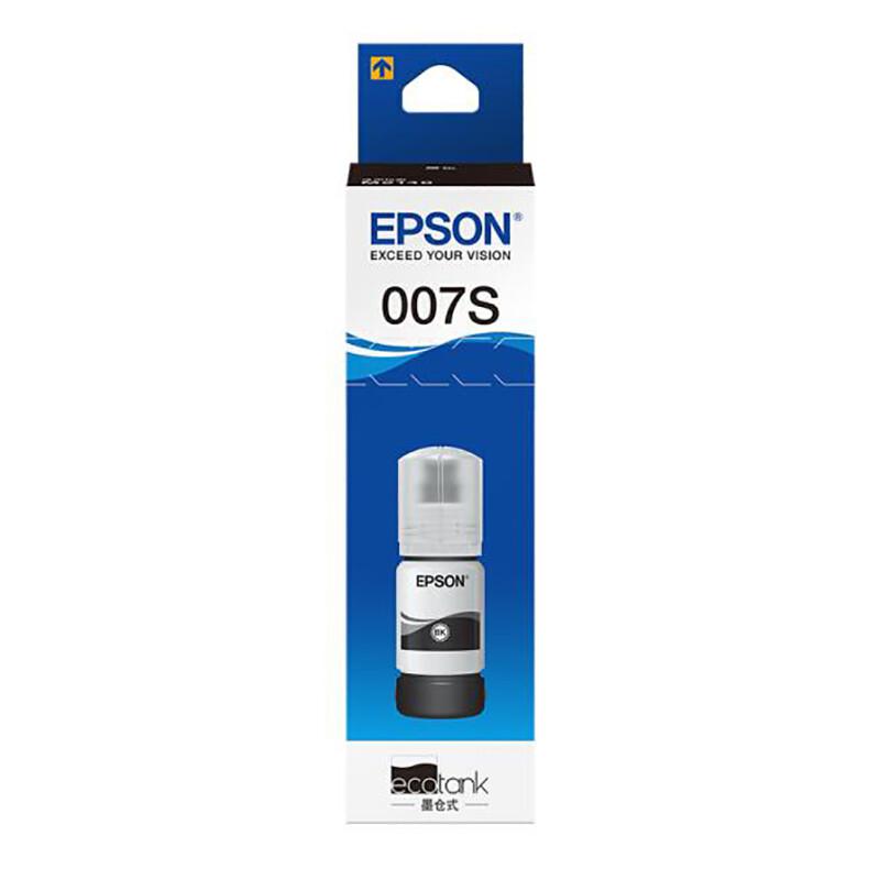 爱普生（EPSON）007s (T06K180) 标准容量黑色墨水 (适用M2148/M2178/M3148机型) 约2000页（瓶）