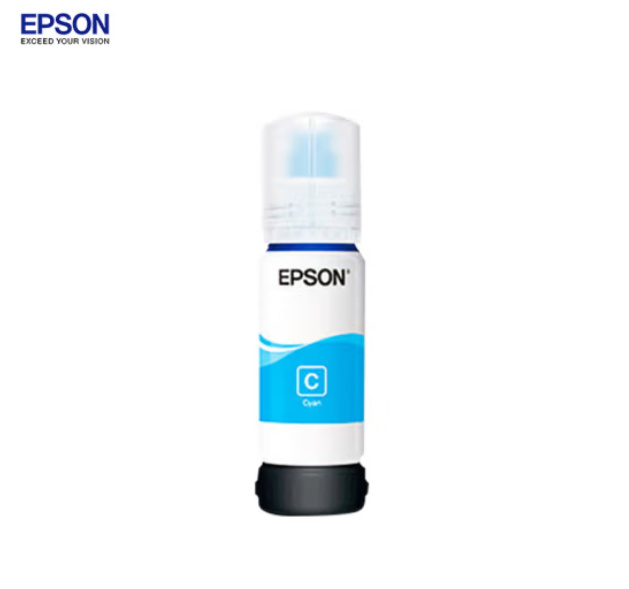爱普生（EPSON）T06E 009打印原装墨水适用于L15158 L15168 墨仓式喷墨打印机墨水防水(单位：瓶)（青色）