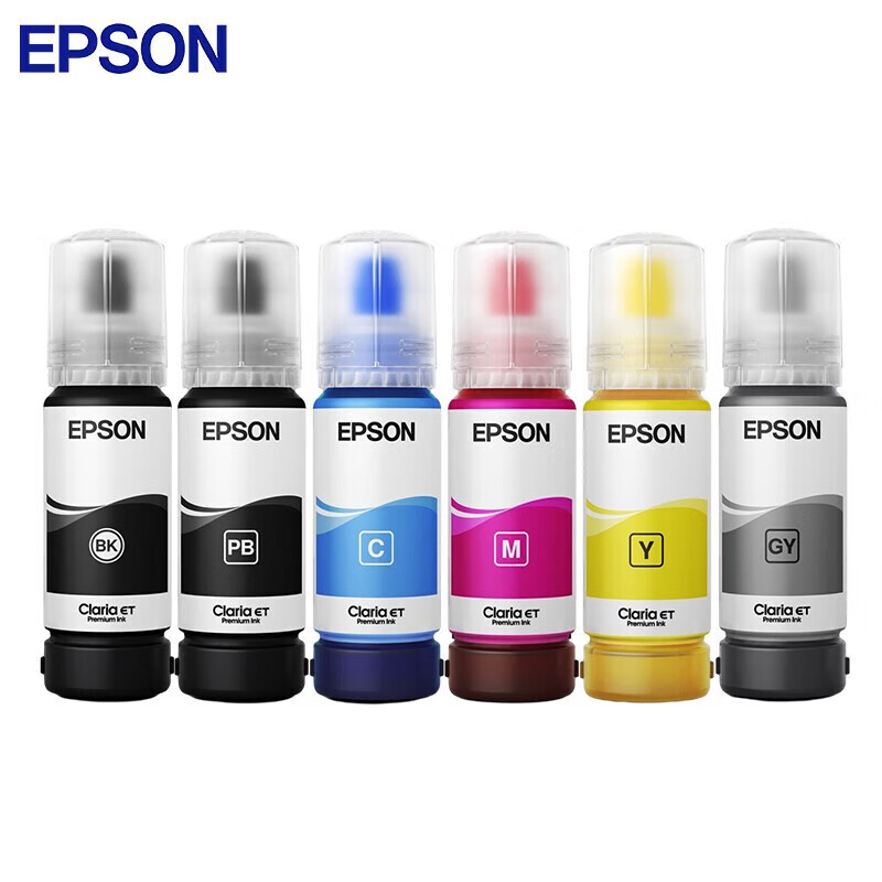 爱普生（EPSON）T07E1/T07F1-5 套装原装墨水墨盒 013/014系列 （适用于爱普生打印机L8168/L8188）（单位：套）