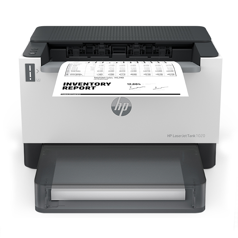 惠普（HP） Tank 1020 黑白激光打印机 A4幅面 备用硒鼓1支 白色（单位：套）