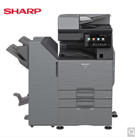 夏普（SHARP）BP-M6582D 复印机 黑白多功能数码复合机(含双面输稿器+双纸盒+工作台+鞍式装订器)(单位：台)