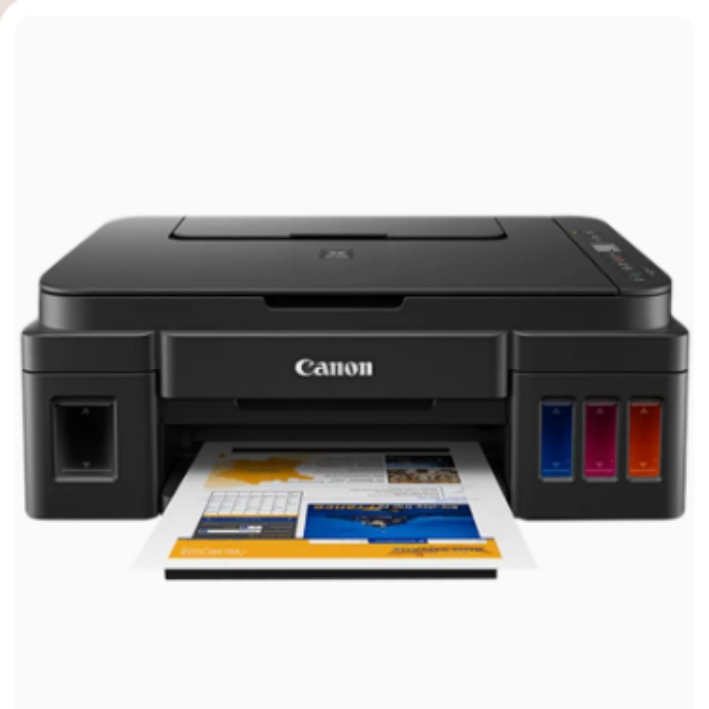 佳能（Canon）彩色照片原装连供系统墨仓式喷墨打印机G2810（三合一）（台）