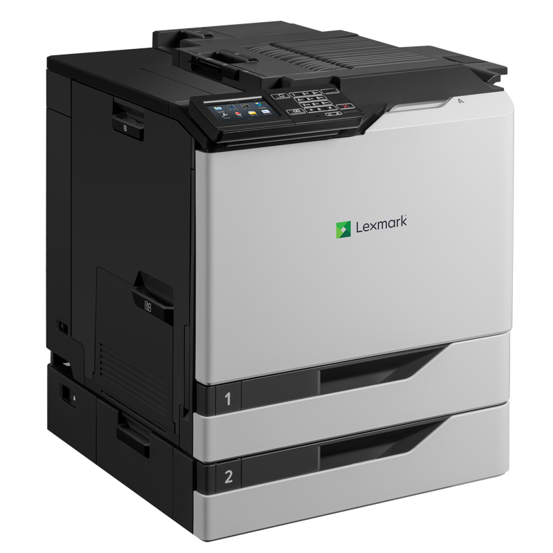利盟(Lexmark)  cs820de A4彩色激光打印机  网络打印+双面打印 （打印速度：57页/分钟)（单位：台）