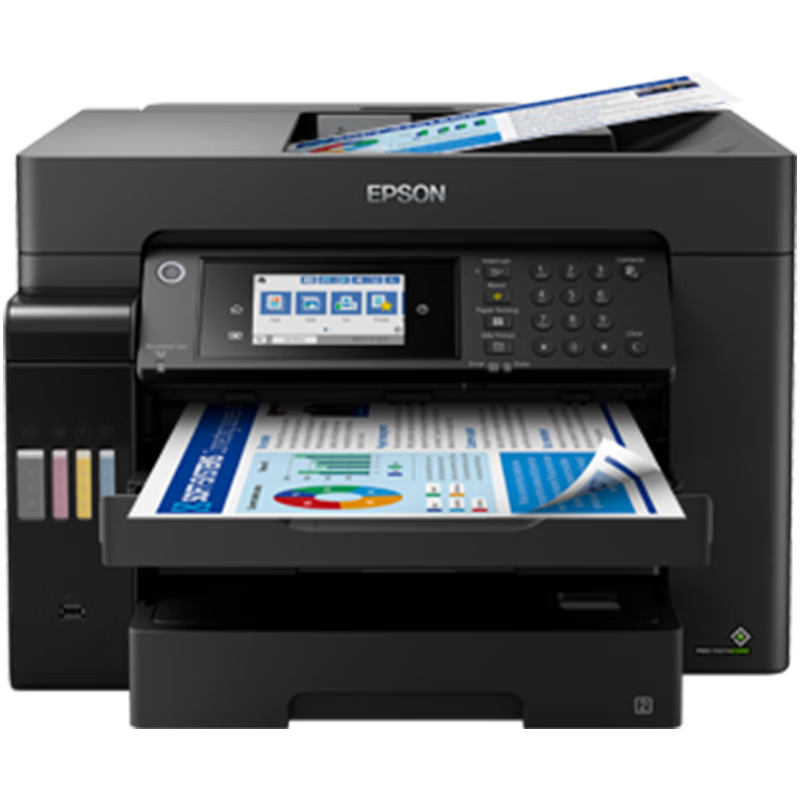 爱普生(EPSON) L15168复合机彩色打印机 办公A3A4多功能一体机 含四色墨水一套+双纸盒＋双面器＋输稿器＋网络打印＋U盘打印扫描（台）
