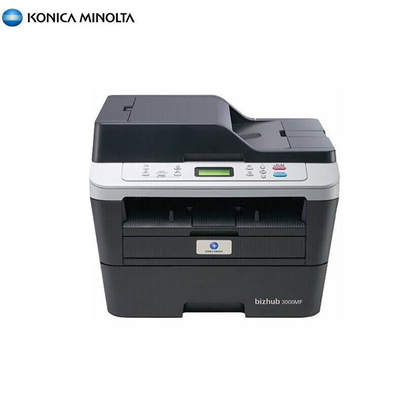 柯尼卡美能达（KONICA MINOLTA）3000MF黑白激光打印机 柯美复印机 多功能扫描一体机（台）
