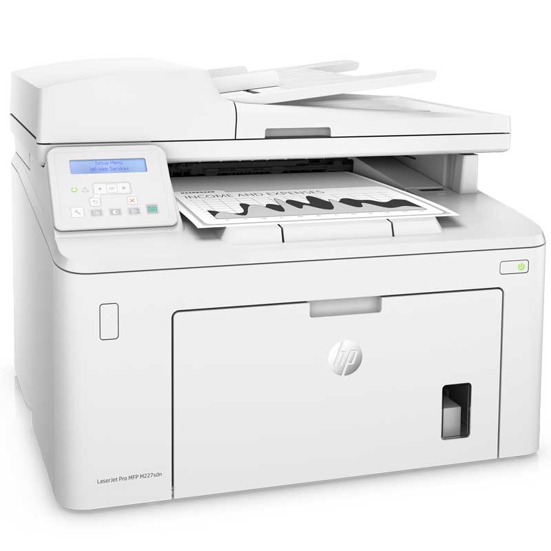 惠普 M227sdn 黑白激光打印复印扫描一体机（单位：台）