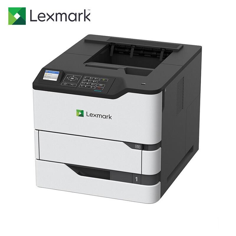 利盟(Lexmark) ms823dn 标配(双纸盒) A4激光打印机双面打印 (计价单位：台) 白色