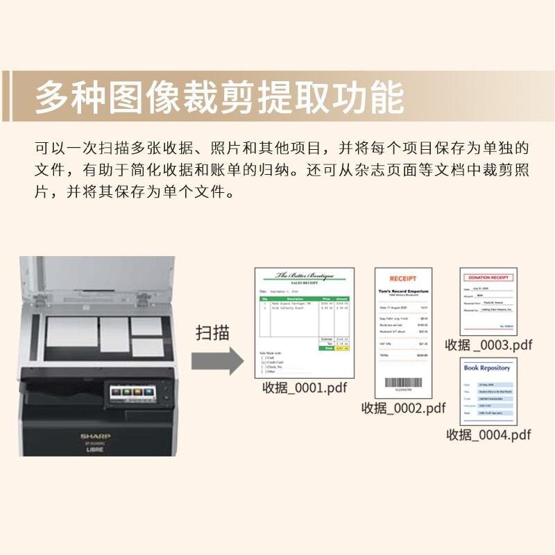 夏普（SHARP） SF-S265RC A3 多功能一体机 （计价单位：台） 打印机复印扫描办公一体机 （标配双面输稿器+双层纸盒） 黑色