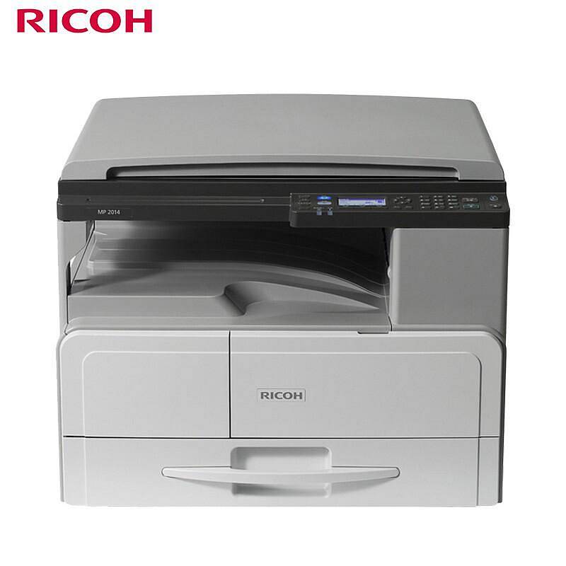 理光(Ricoh)MP 2014D标配网络 黑白数码复合机（含盖板+双面打印+网络打印+单纸盒）(台)