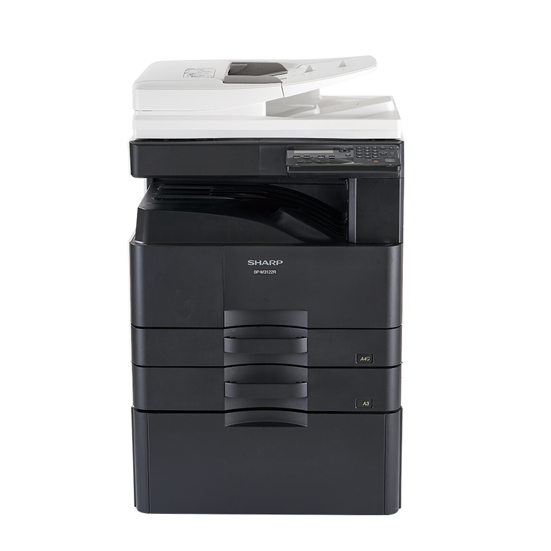 夏普（SHARP）BP-M3122R  (含双面输稿器+双纸盒+工作台) 黑白中速数码复印机（台）