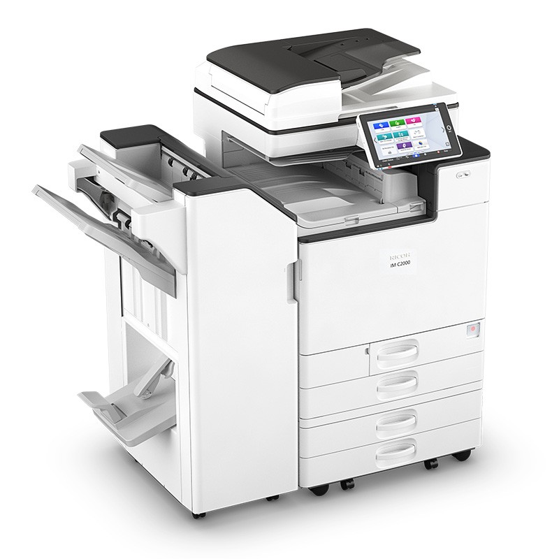 理光（Ricoh）IM C2000 A3/A4彩色激光打印复印扫描一体机 标配含双面输稿器+四纸盒+鞍式装订（1台）（个）