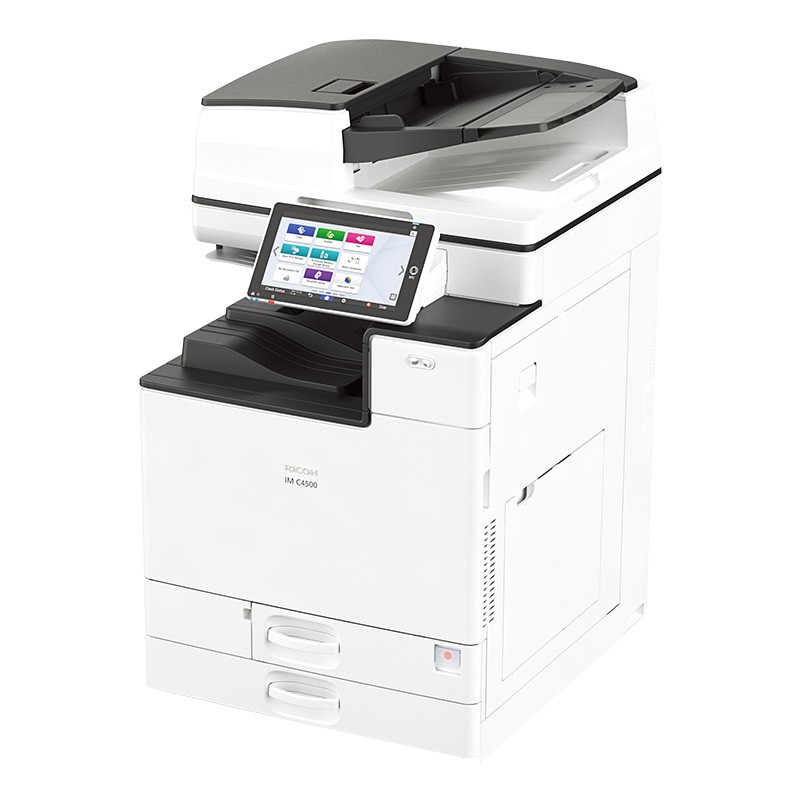 理光（Ricoh）IM C4500 A3/A4彩色激光打印复印扫描一体机 标配含双面输稿器+双纸盒（1台）（个）
